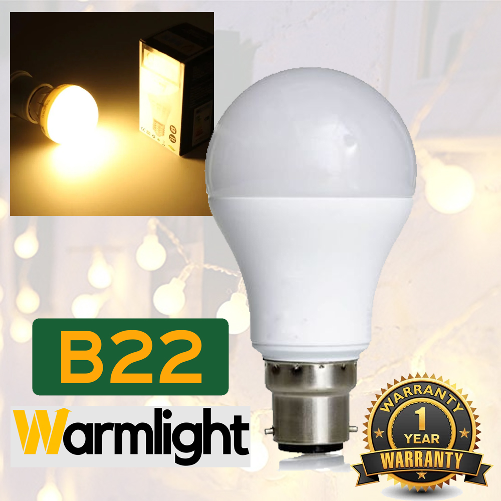 3W Warm Light E22 LED Bulb 270° Beam Angle With 1-Year Warranty