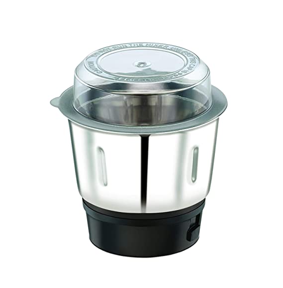 0.4L Mini Jar Only For Mixer Grinder (Chutney) - Steel Black