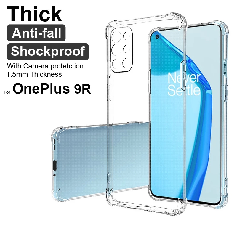 OnePlus 9R TPU Case Transparent Silicone Soft Cover