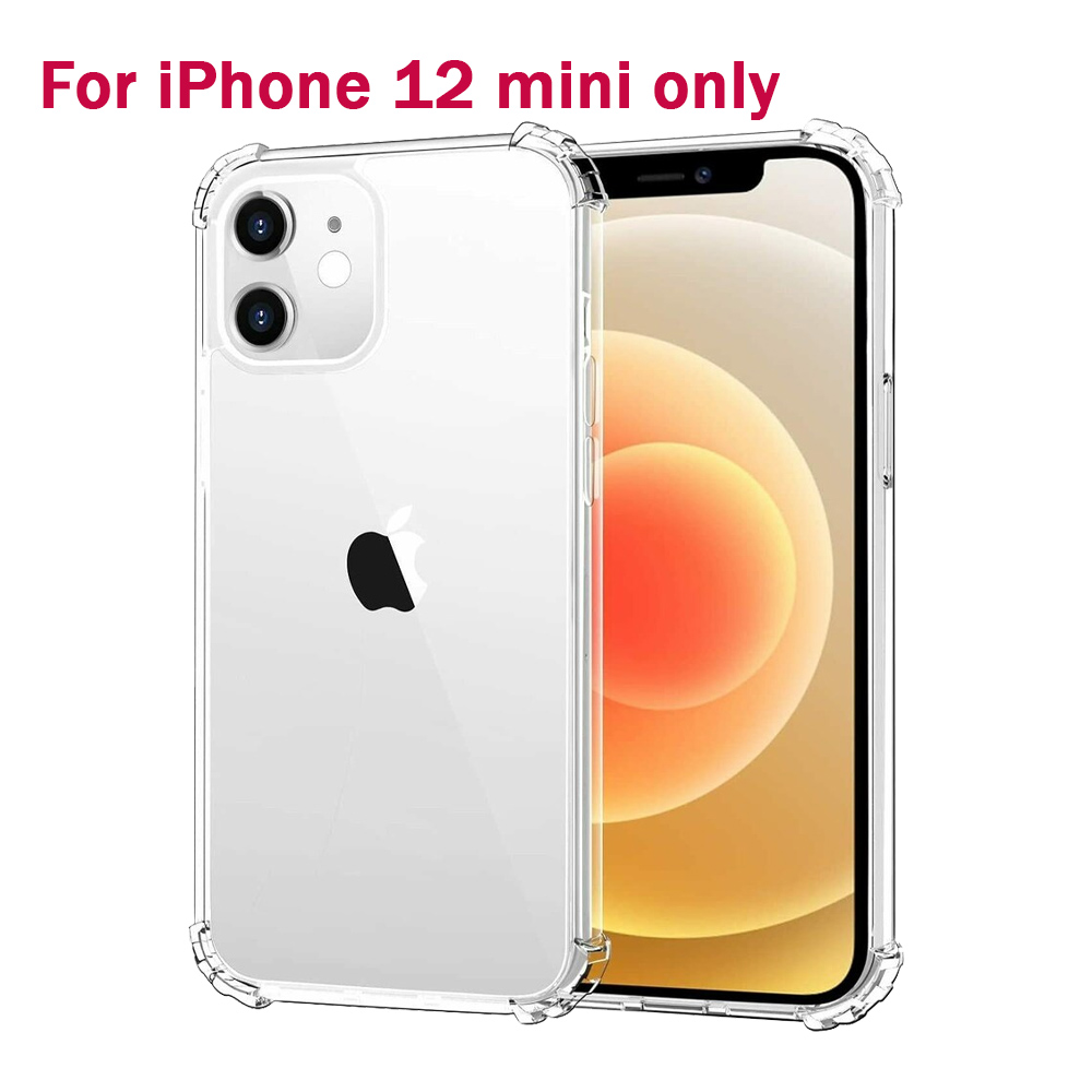Clear Case For iPhone 12 Mini - Transparent Crystal Back Protective Cover