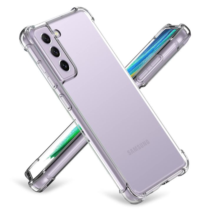 Samsung Galaxy S21 FE 5G Transparent Soft Silicone Case – Clear Protective Cover