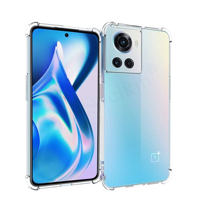OnePlus Ace / 10R  - Transparent Silicone Clear Soft TPU Ultra Thin Slim Back Cover