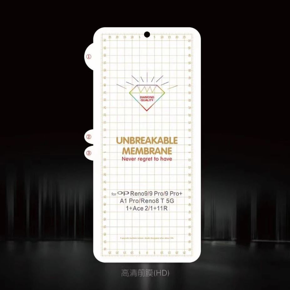 OnePlus 11R Unbreakable Membrane Screen Protector – Anti-Glare, Fingerprint Support