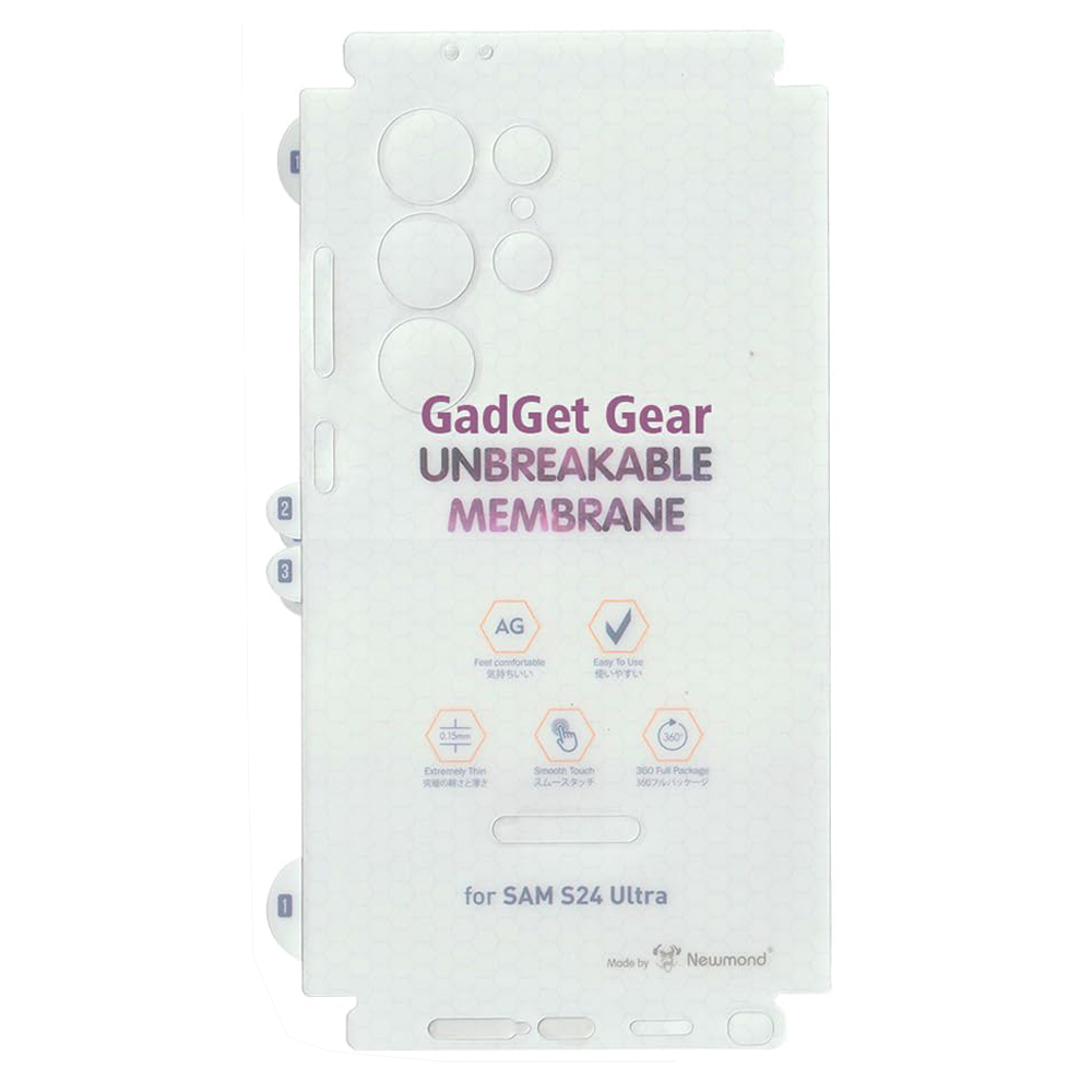 Samsung Galaxy S24 Ultra 5G Matte Back Protector – Unbreakable Membrane