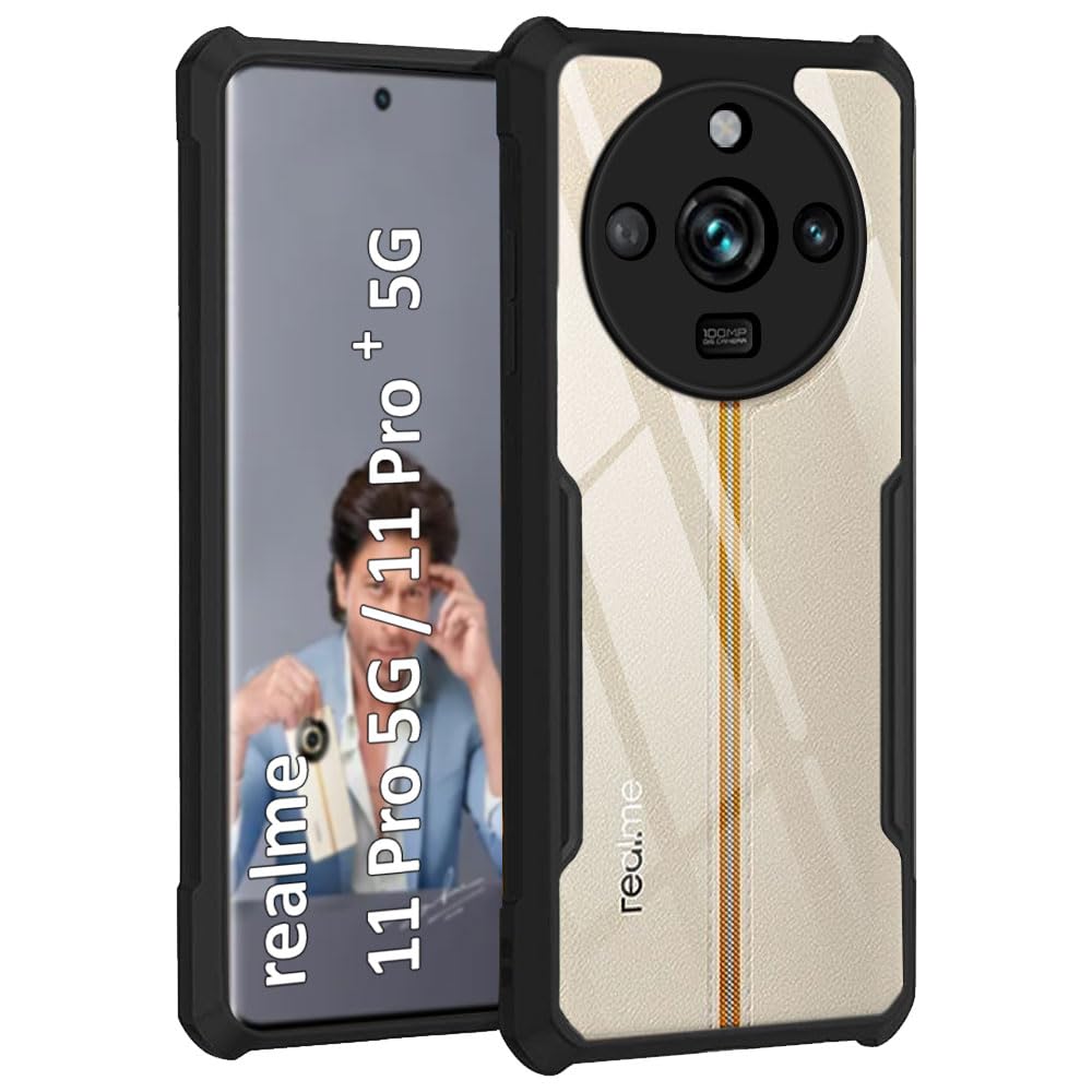 Realme 11 Pro+ 5G Transparent 360° Shockproof Case – Full Protection