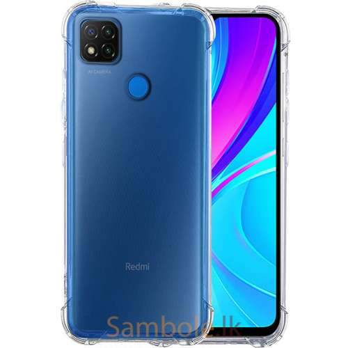 Xiaomi Redmi 9C Luxury Air Cushion Bumper Shockproof TPU Clear Case Cover