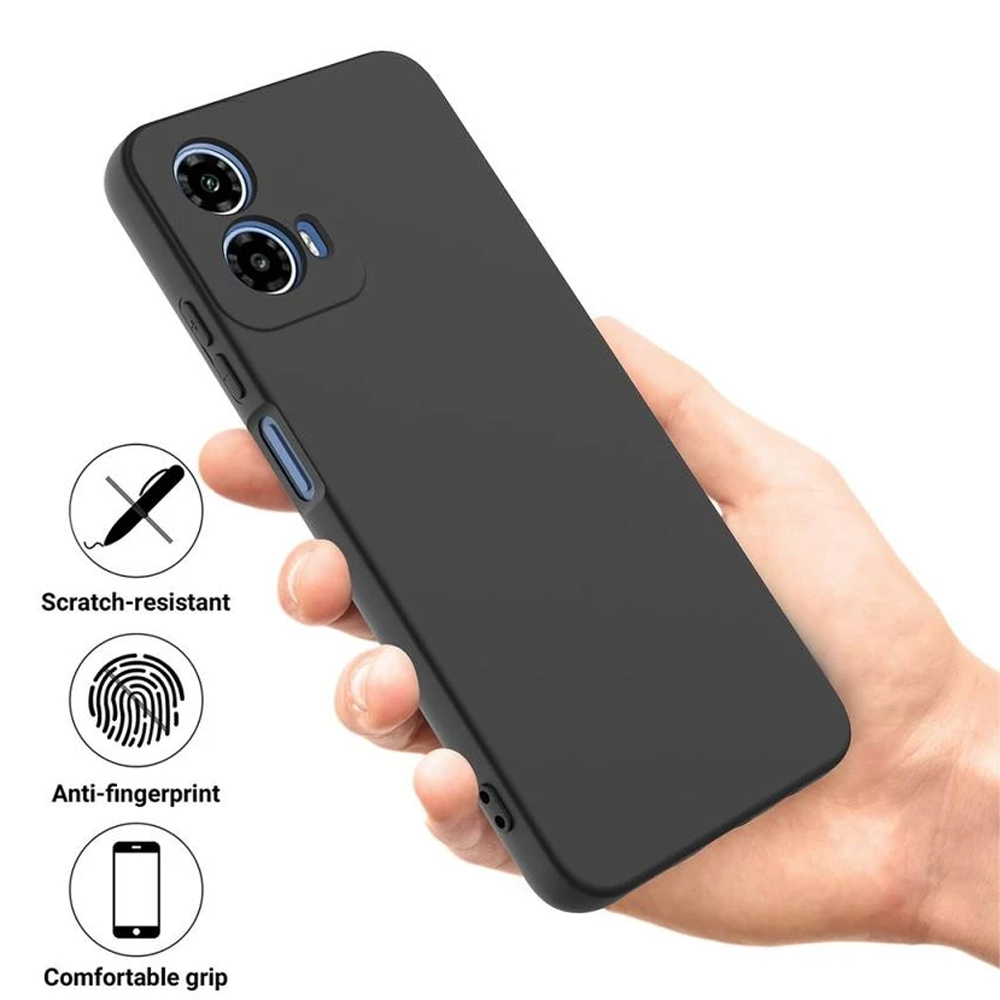 Motorola Moto G34/G45 5G Silicone Case – Microfiber Lining, 360° Camera Protection