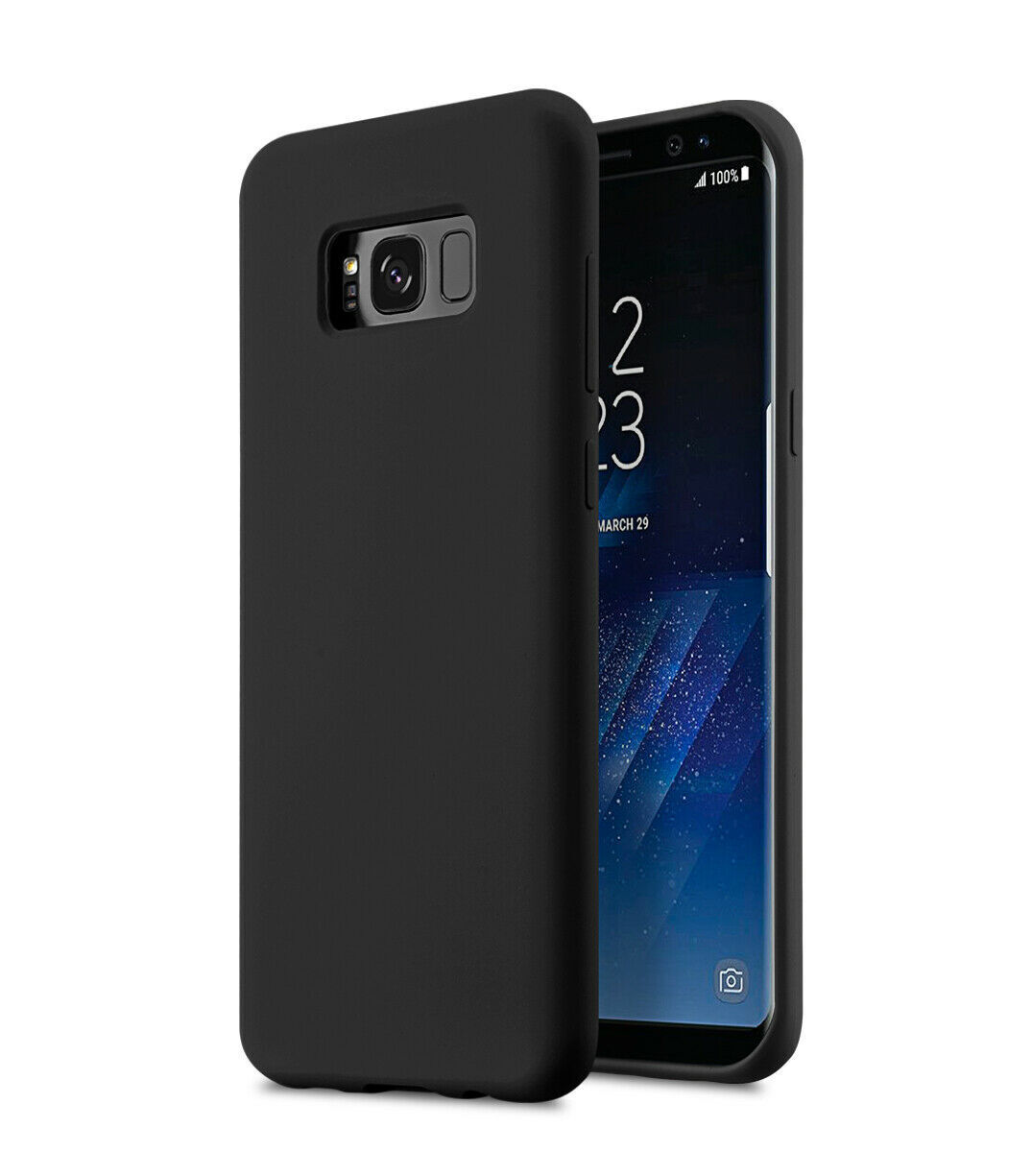 Silicone Case for Samsung Galaxy S8 PLUS + - Soft Shockproof Back Phone Cover