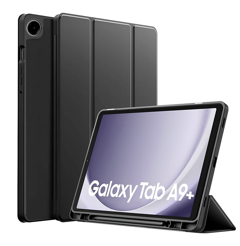 Samsung Galaxy Tab A9+ 11-Inch Trifold Flip Case With Pen Holder