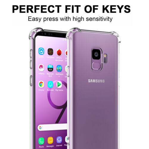 Clear Case for Samsung Galaxy S9 - Bumper TPU Transparent Phone Back Cover