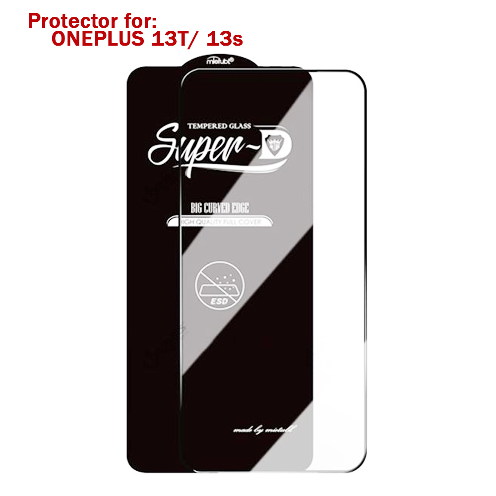 OnePlus 13T/13s 5G Tempered Glass Screen Protector – Full Cover Edge-to-Edge Guard