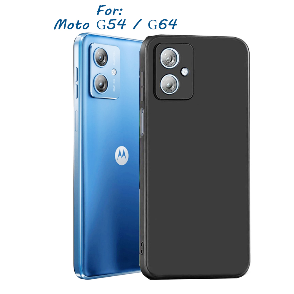 Motorola Moto G54/G64 5G Silicone Case with Microfiber Lining & 360° Camera Protection