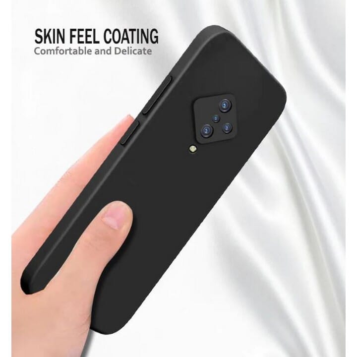 Vivo S1 Pro Camera Protection Soft liquid Silicone Back Case Cover