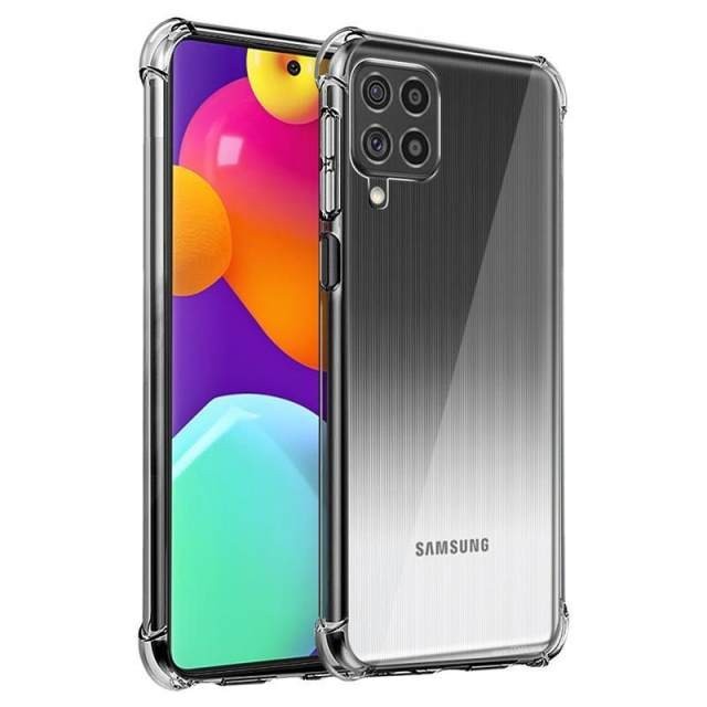 Samsung Galaxy M62/F62 Transparent Shockproof Airbag Case – Crystal Clear