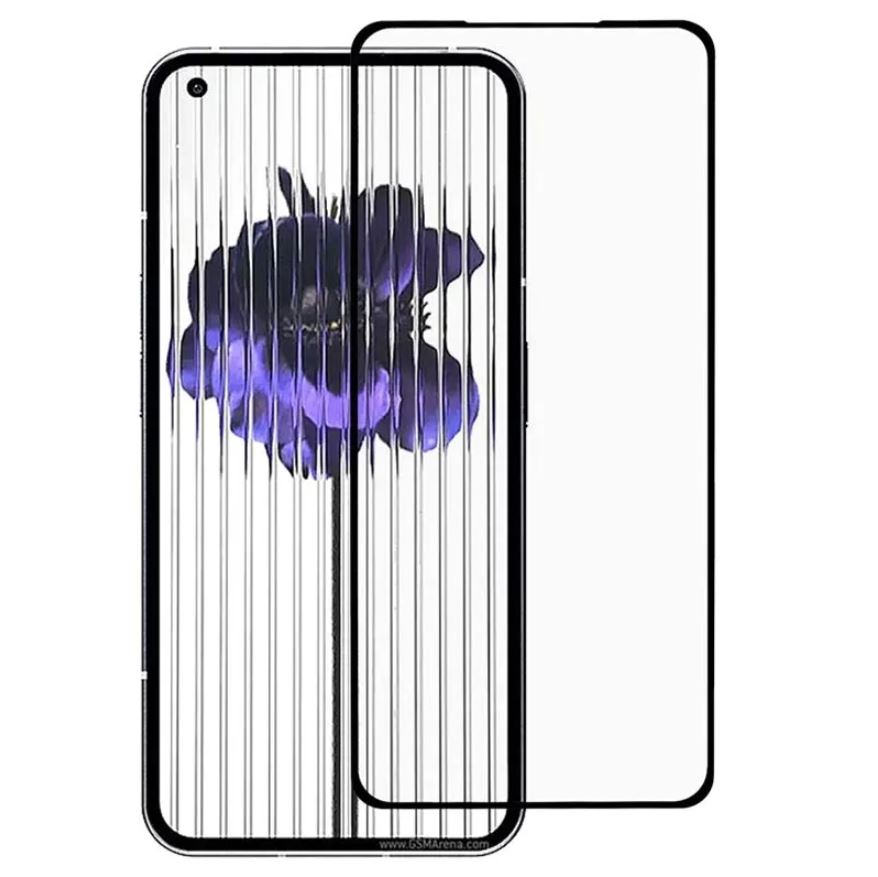 Full Cover Nothing Phone (1) Tempered Glass Screen Protector - Black