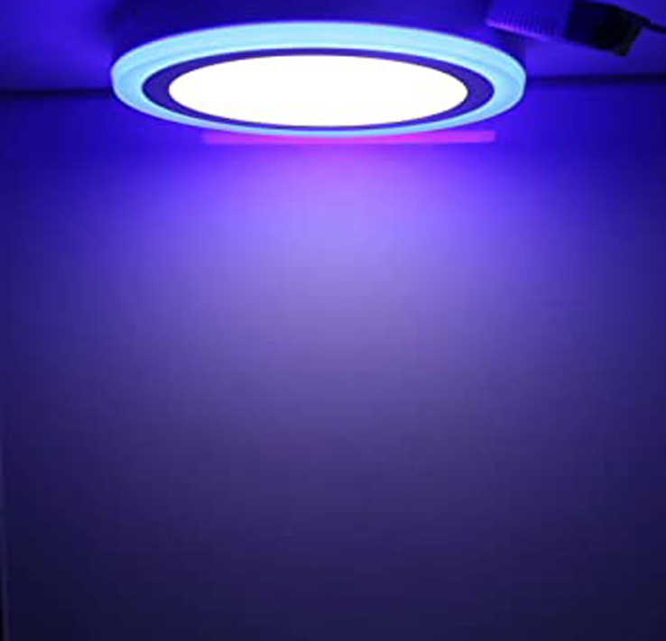 Wega 16W RGB Round LED Panel Light – Multicolor Ceiling Light