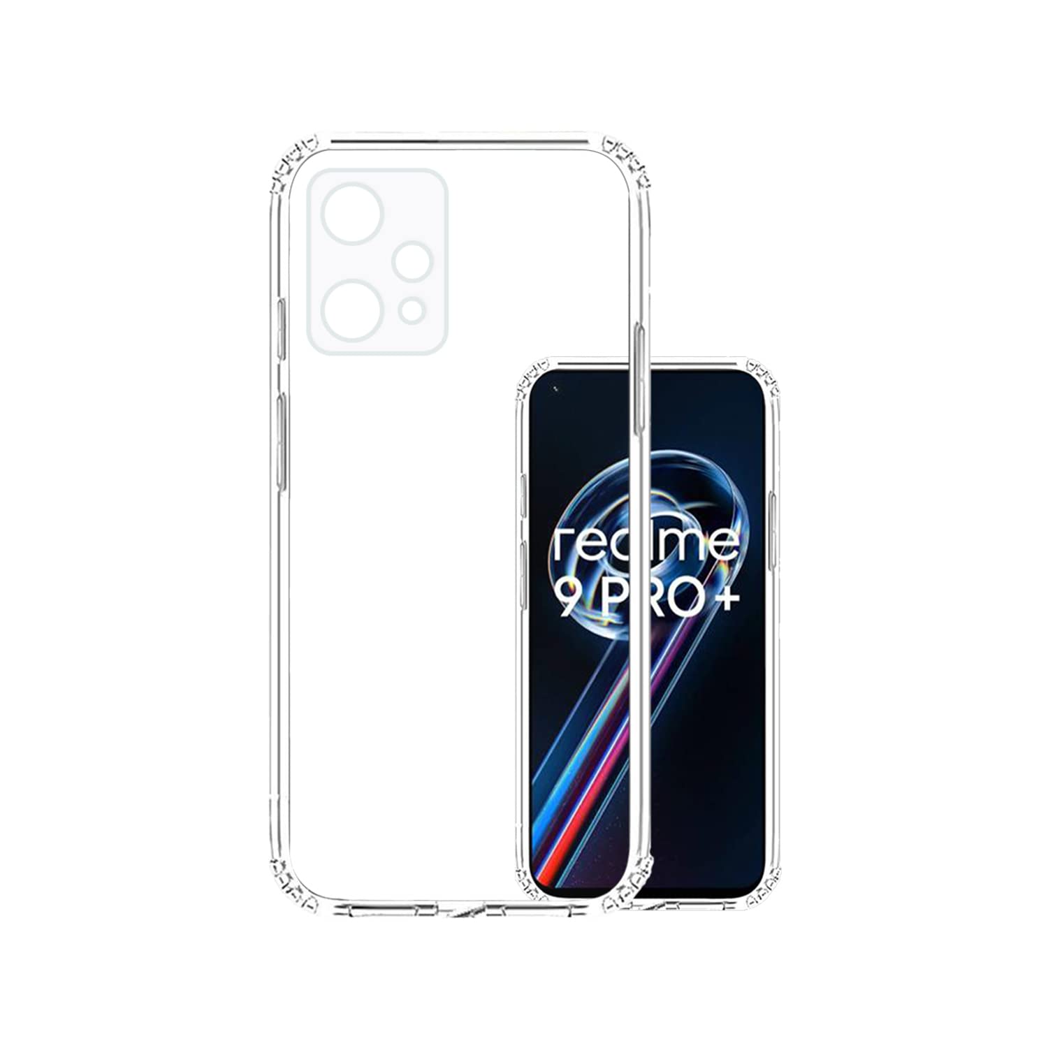 Realme 9/ Pro Plus Case - Soft Silicone TPU Transparent Clear Back Cover