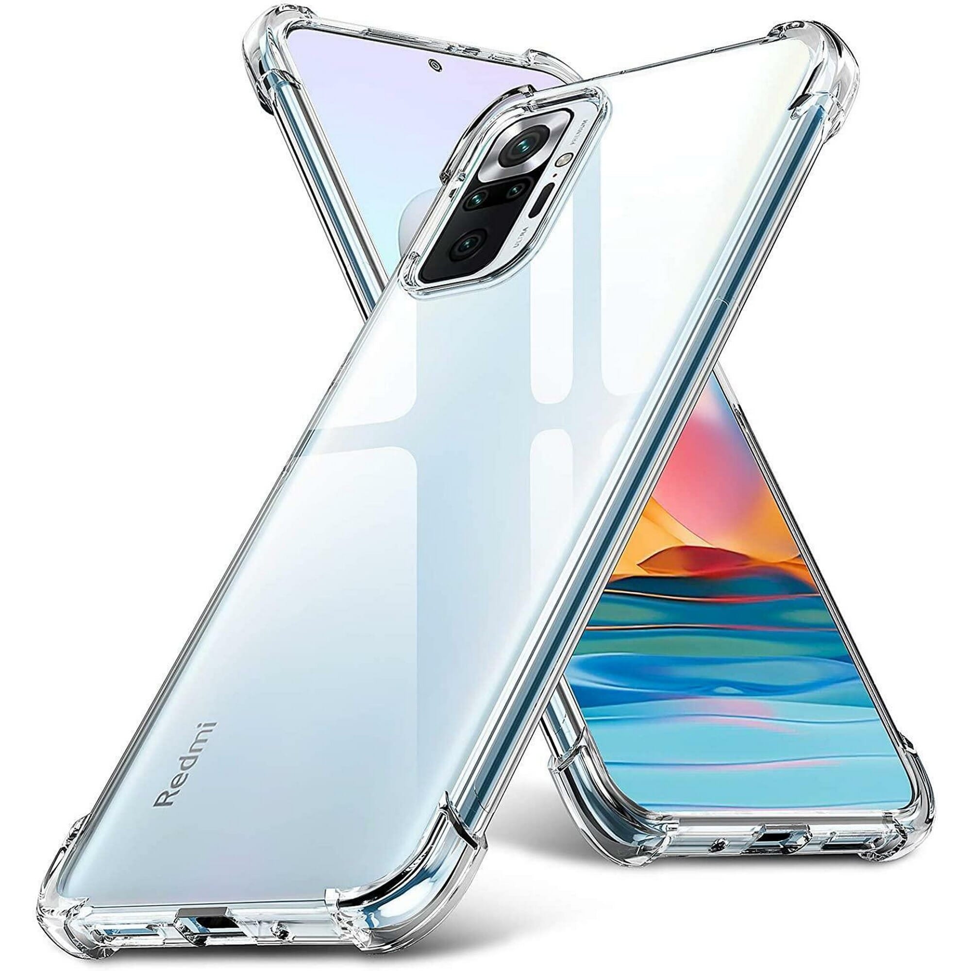 Redmi Note 10 Pro/Max Transparent Airbag Silicone Case – Luxury Design