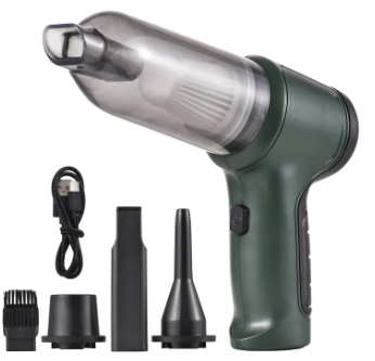 Cordless 3-in-1 Portable Vacuum Cleaner With Suction And Inflation For Car Home Office