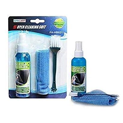 3 In 1 Screen Cleaning Kit With Microfiber Cloth