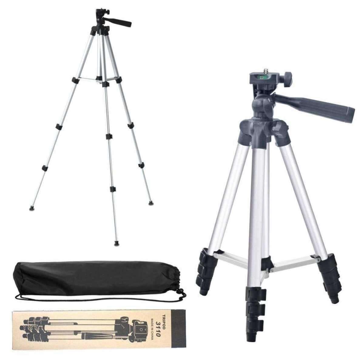 Tefeng 3110 - Tripod Stand - Black & Silver