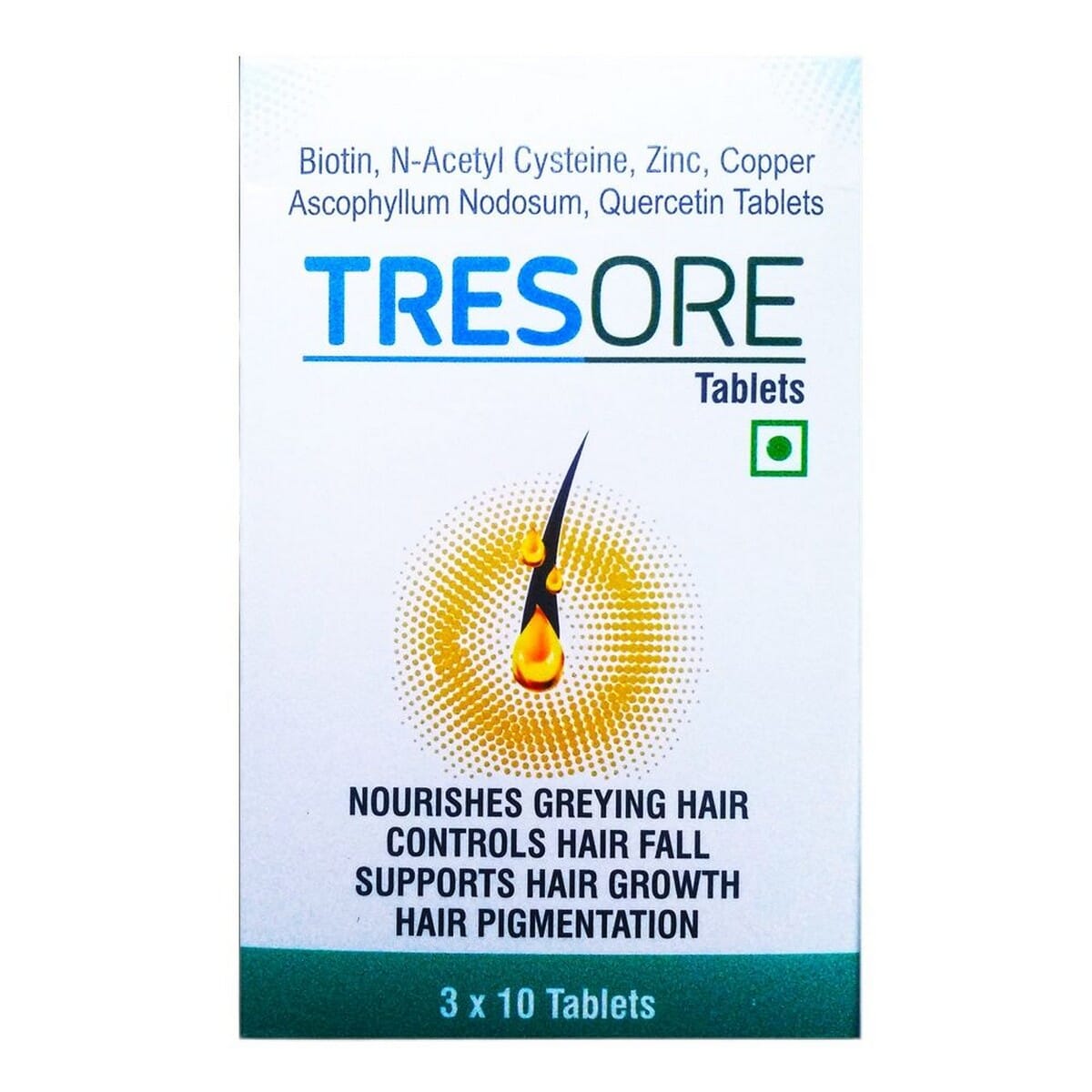 Tresore Biotin Tablets 30 Tab For Hair Growth & Nails