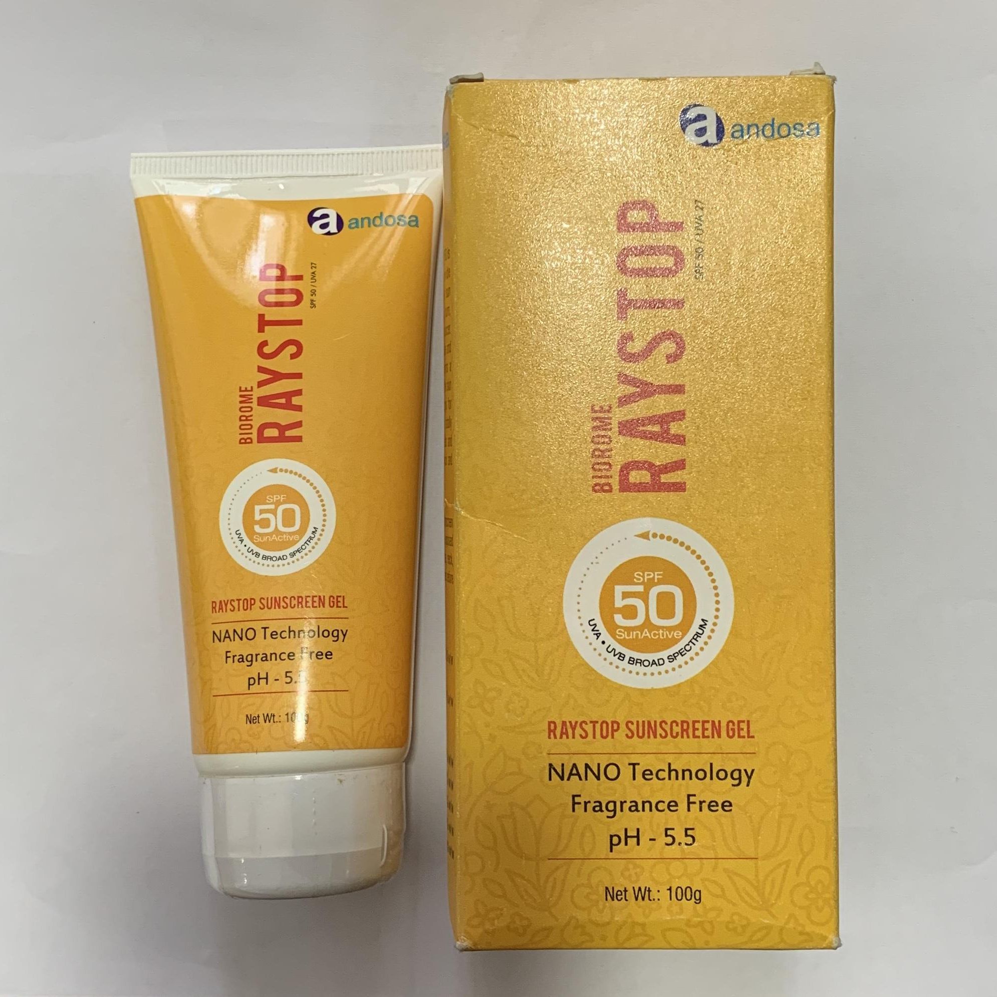 Raystop Spf 50 Sunscreen Gel - 100g