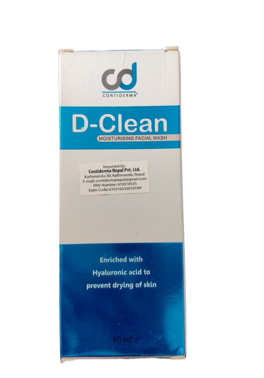 D Clean Moisturizing Facewash - 60ml