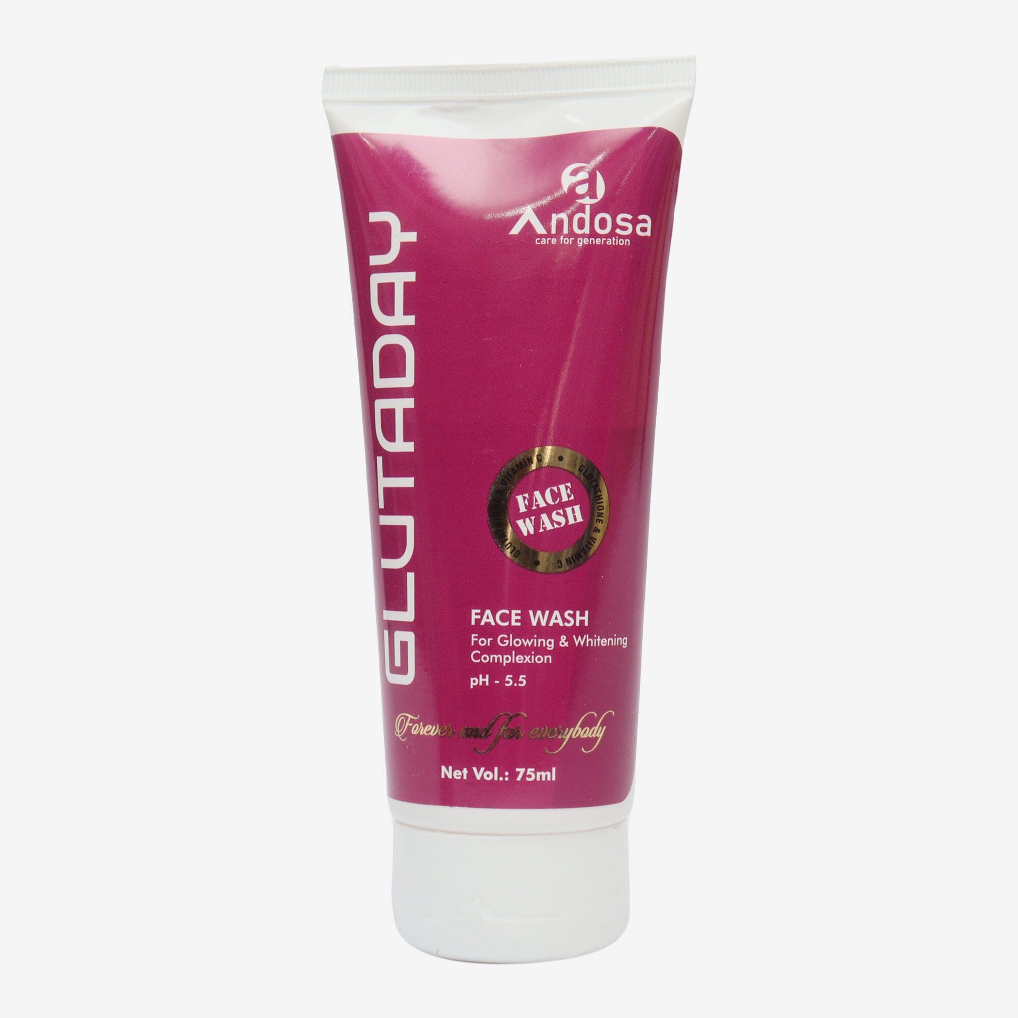 Andosa Glutaday Face Wash (Lightly Scented) - 75ml