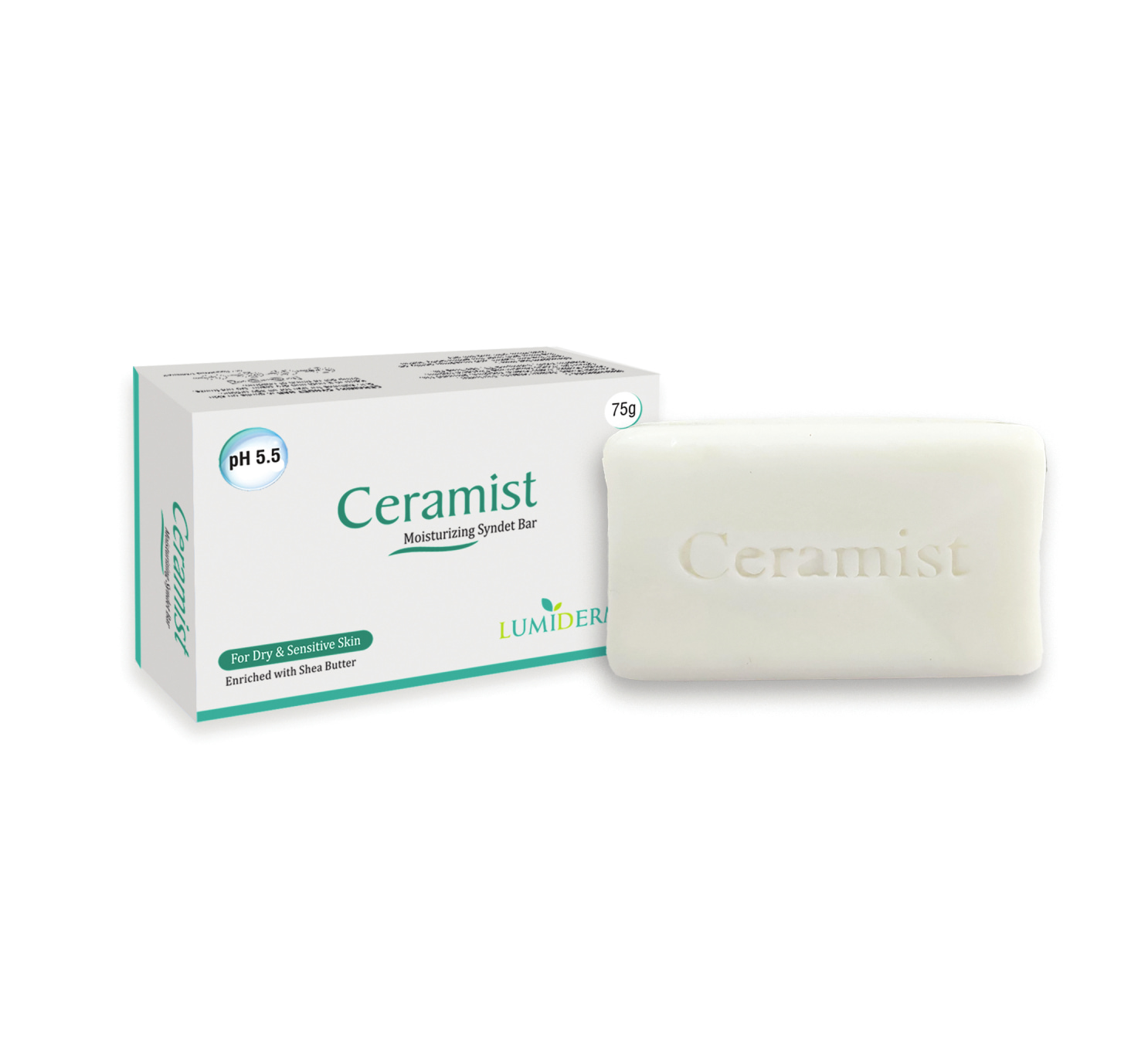 Lumiderma Ceramist Moisturizing Syndet Bar Soap - 75gm