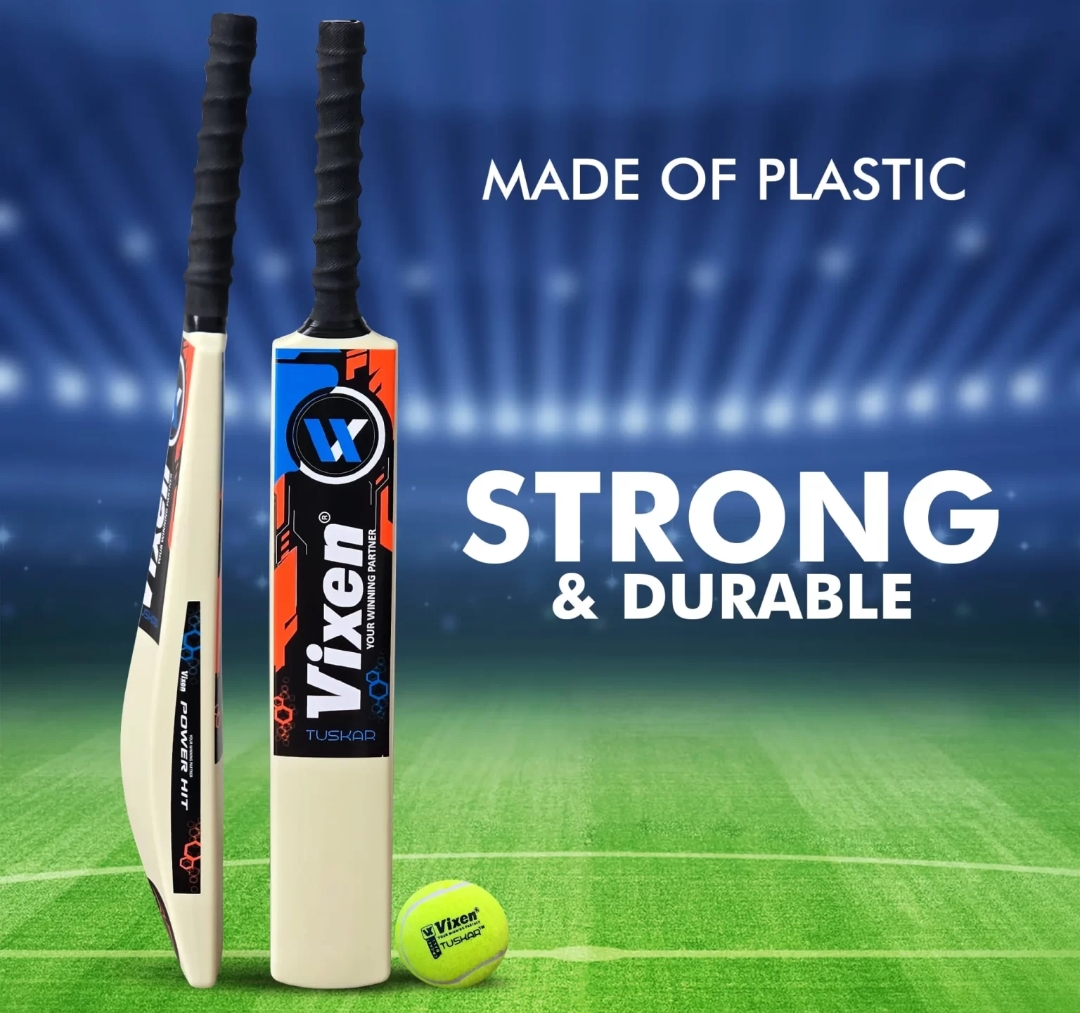 Vixen Big Cricket Bat With Ball Bag - Multicolor