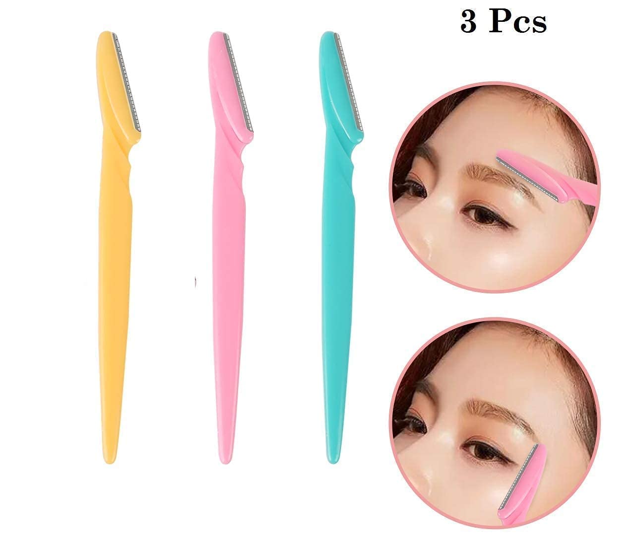Stainless Face & Eyebrow Razor For Women -Pack of 3