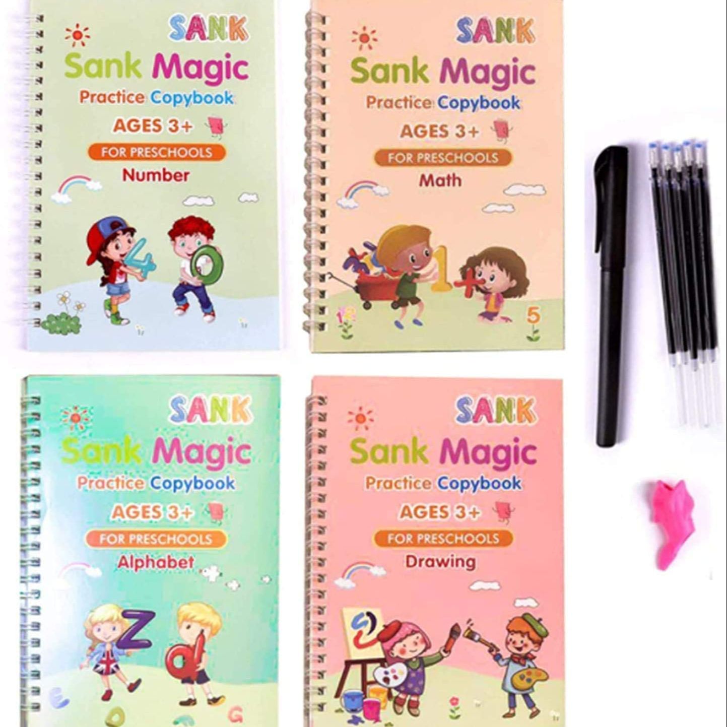 Sank Magic Reusable Book Refill only (Set of 5 Pcs Refill)