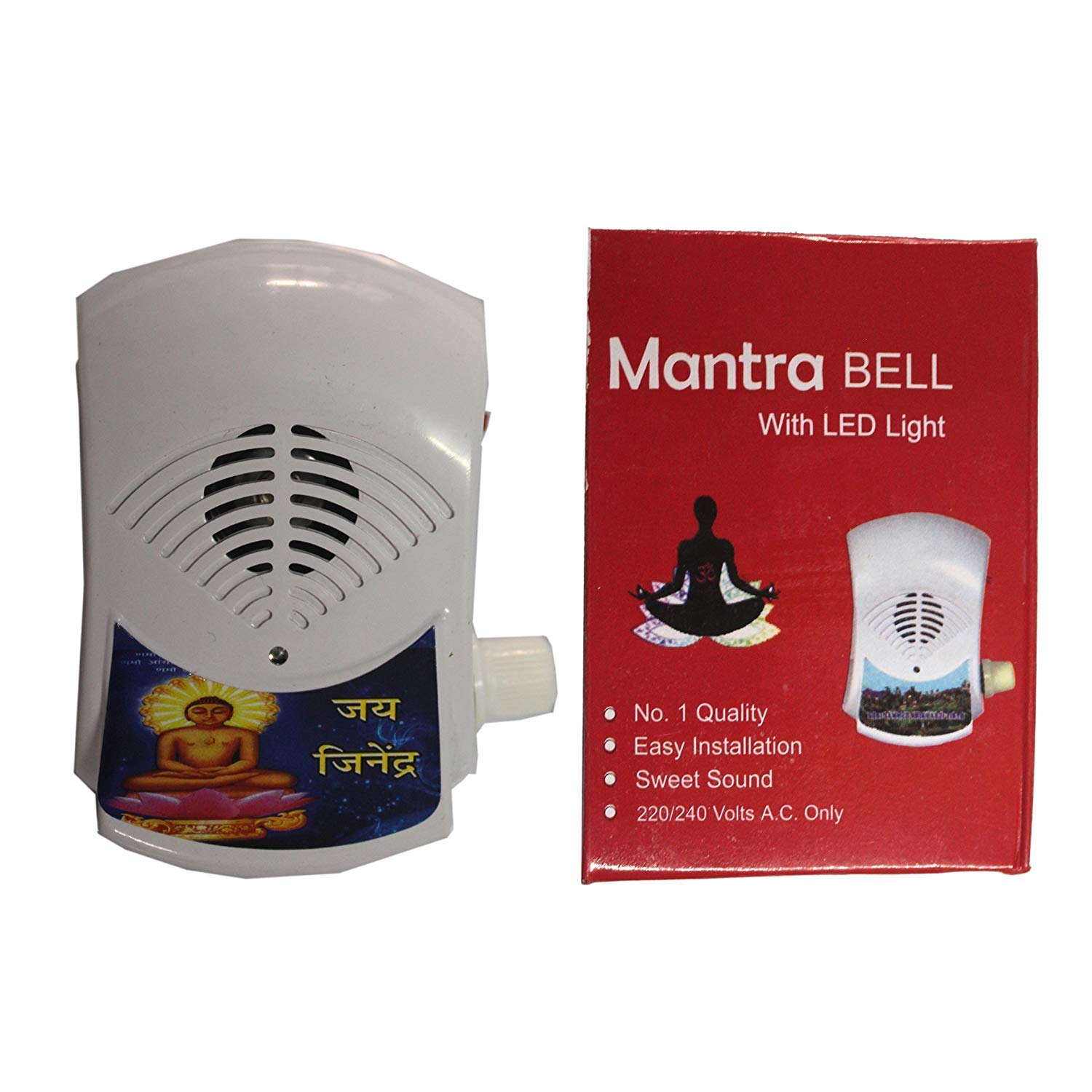 Electric Mantra Hindu Religious Continuous Mantra Chanting 35 in 1 Spiritual Devotional Bell Just Plug & Play (Hindu-35 in 1)