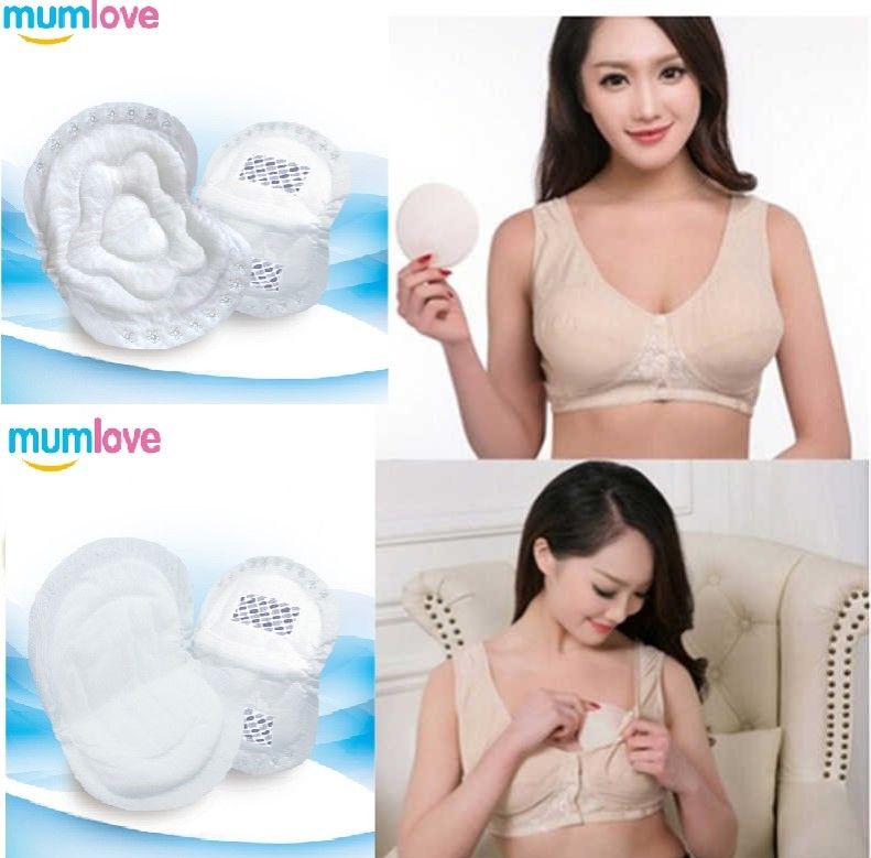Stay Dry Disposable Nursing Pads For Breastfeeding - 30 Pieces (White)