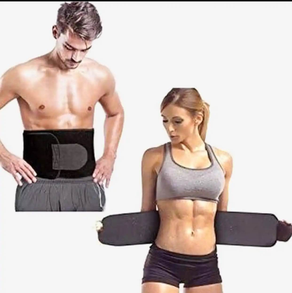 Sweat Belt Waist Trimmer – Flexible Fat Burner For Unisex