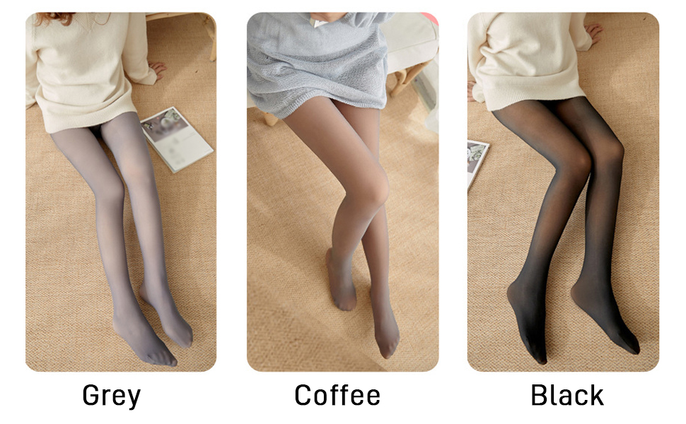 Warm High-Waist Transparent Leggings – Stretchy Winter Stockings For Women