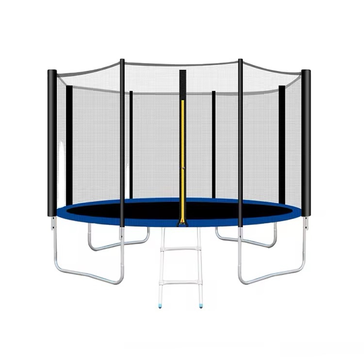 12Ft Heavy Load Trampoline 8–10 Person Adult Child Jump Fun - Multicolor