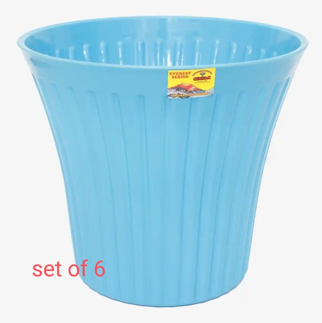 8 Inch Gem Flower Pot / Gamala - 9012