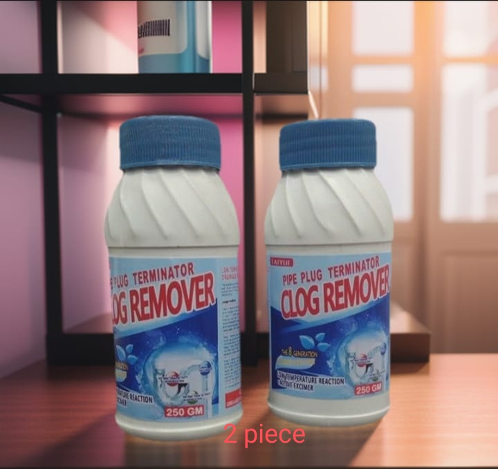 Clog Remover Blockage Sink Bathroom 250Gram (2 Piece)