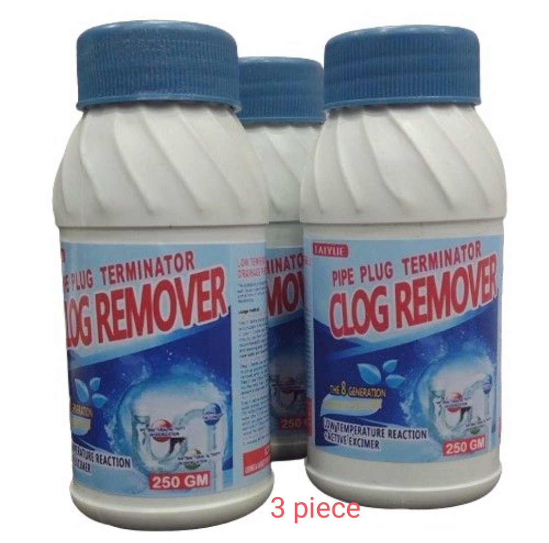 3 Piece Clog Remover For Blockage Sink & Bathroom 250 Gram