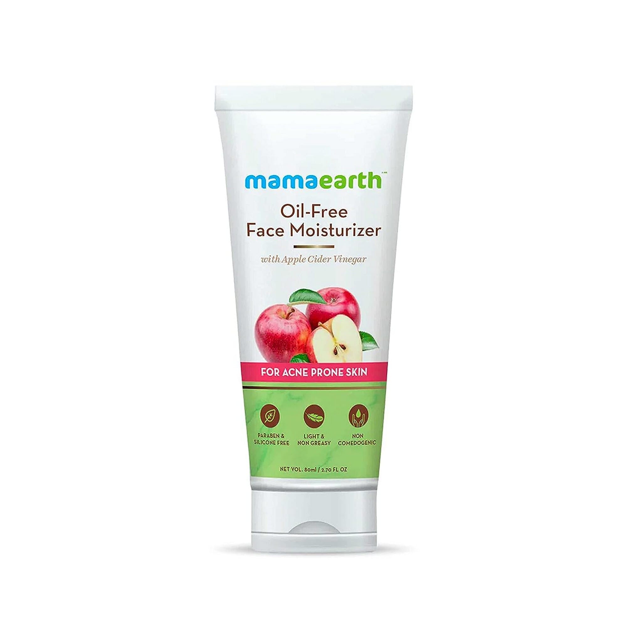 Mamaearth Oil-Free Moisturizer For Face With Apple Cider Vinegar For Acne Prone Skin - 80 ml