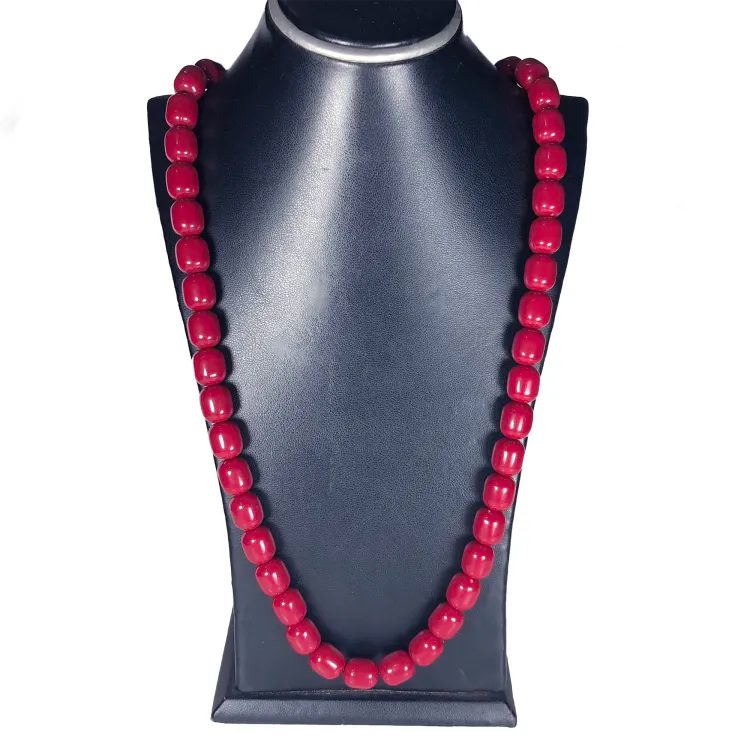Newari Traditional Red Muga Mala For Women