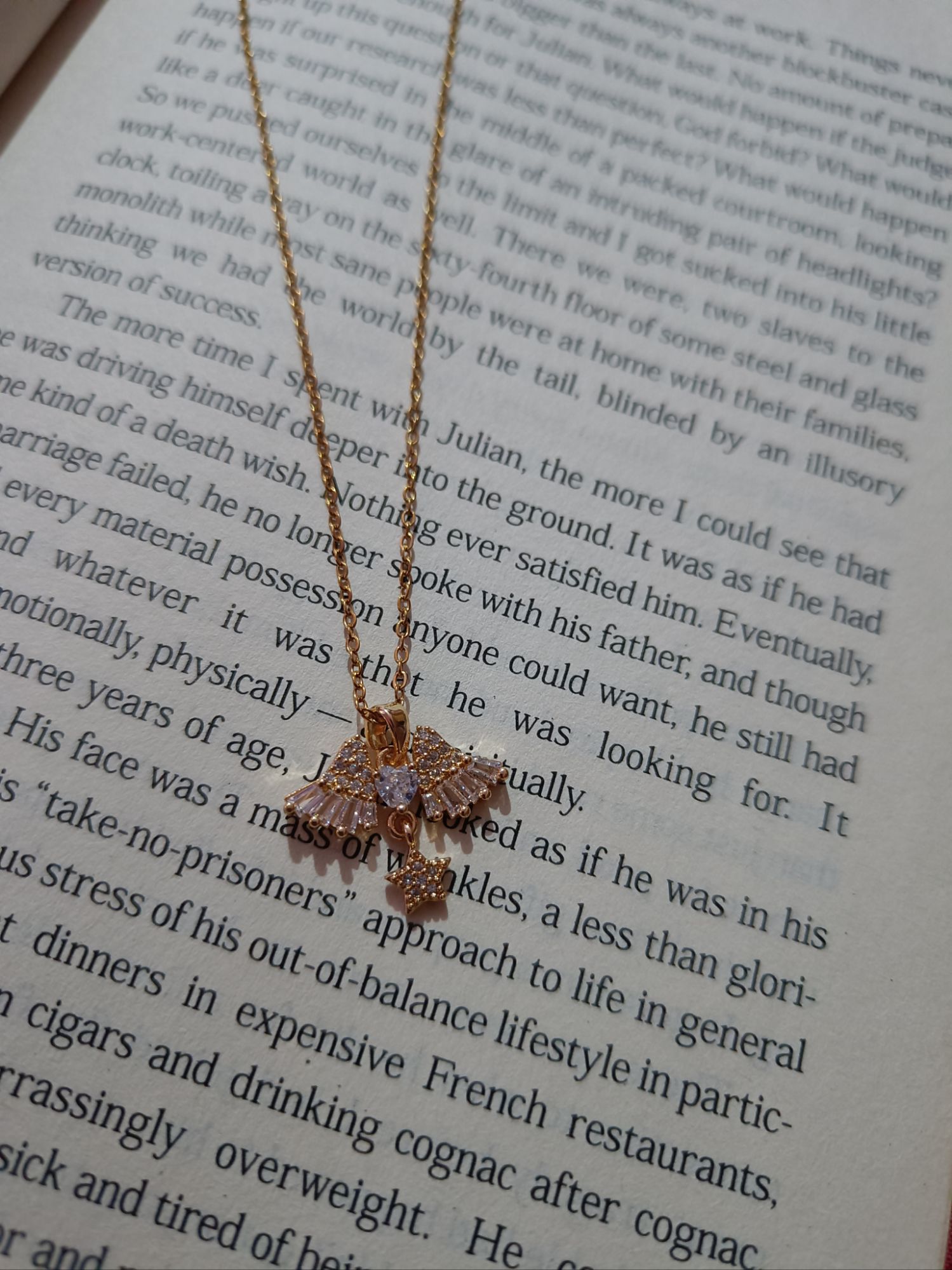 Feather Star Pendant For Women