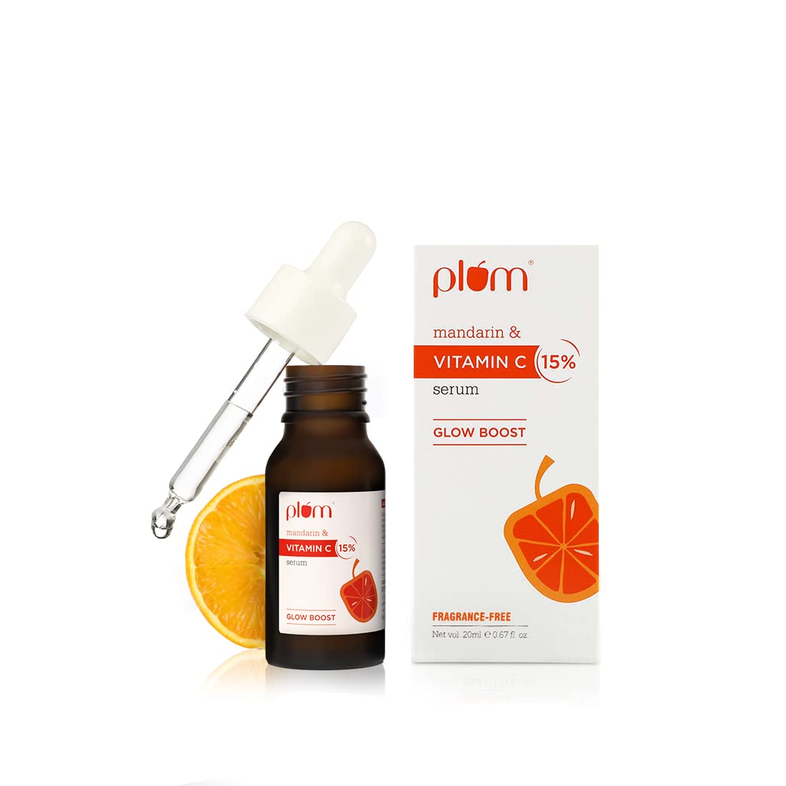 Plum 15% Vitamin C Face Serum with Mandarin - 20ml