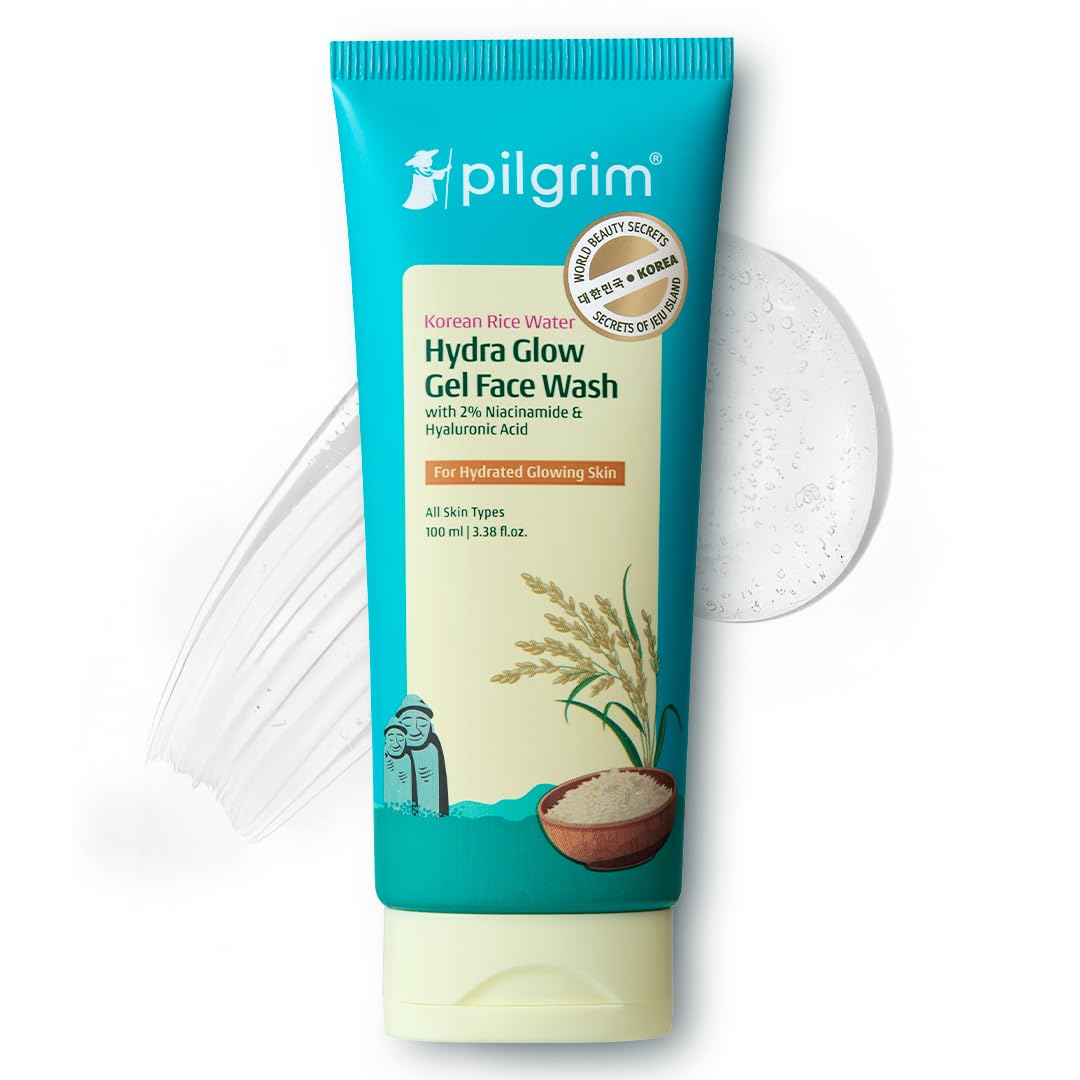 Pilgrim Korean Rice Water Hydra Glow Facewash - 100ml