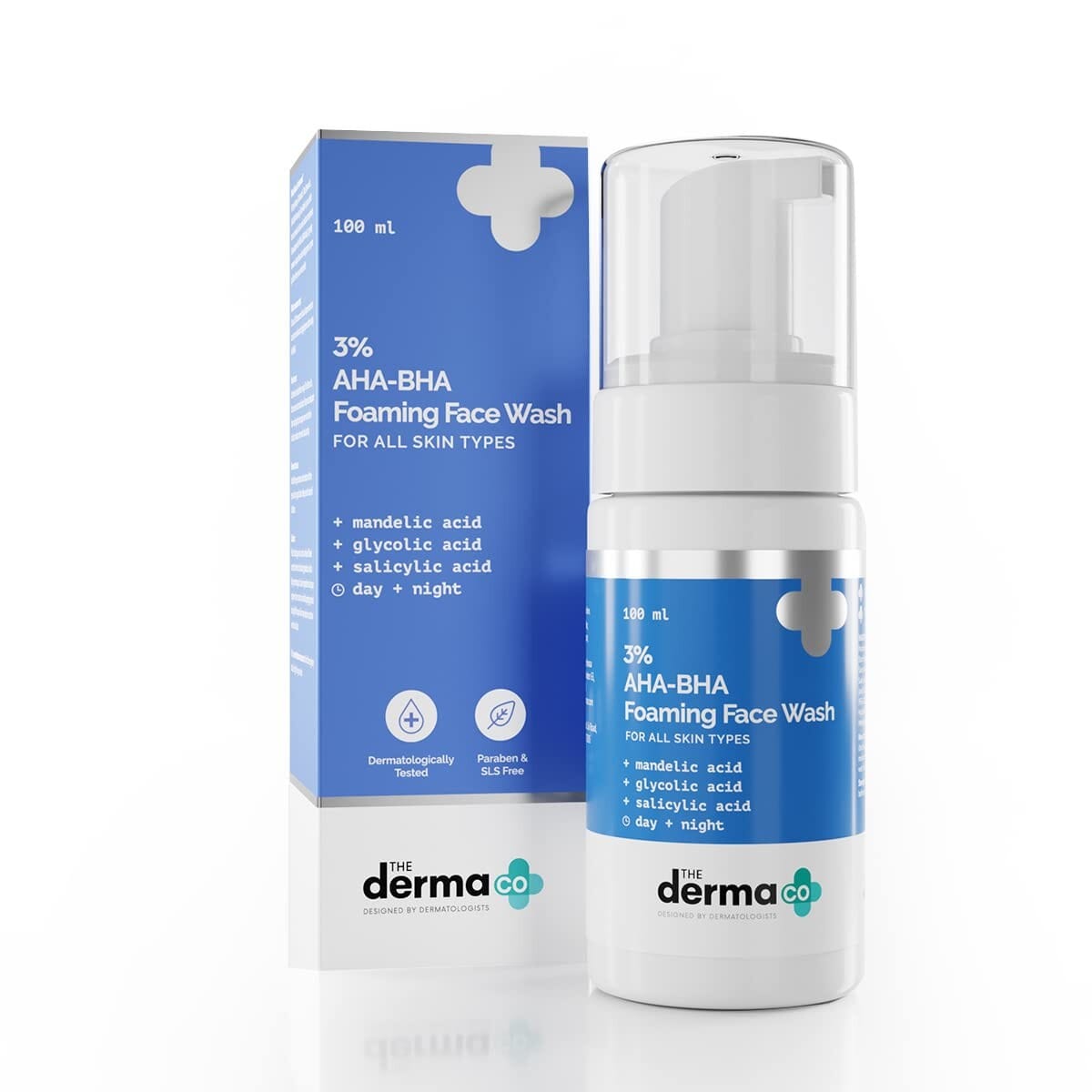 The Derma Co AHA-BHA Foaming Daily Face Wash - 100ml