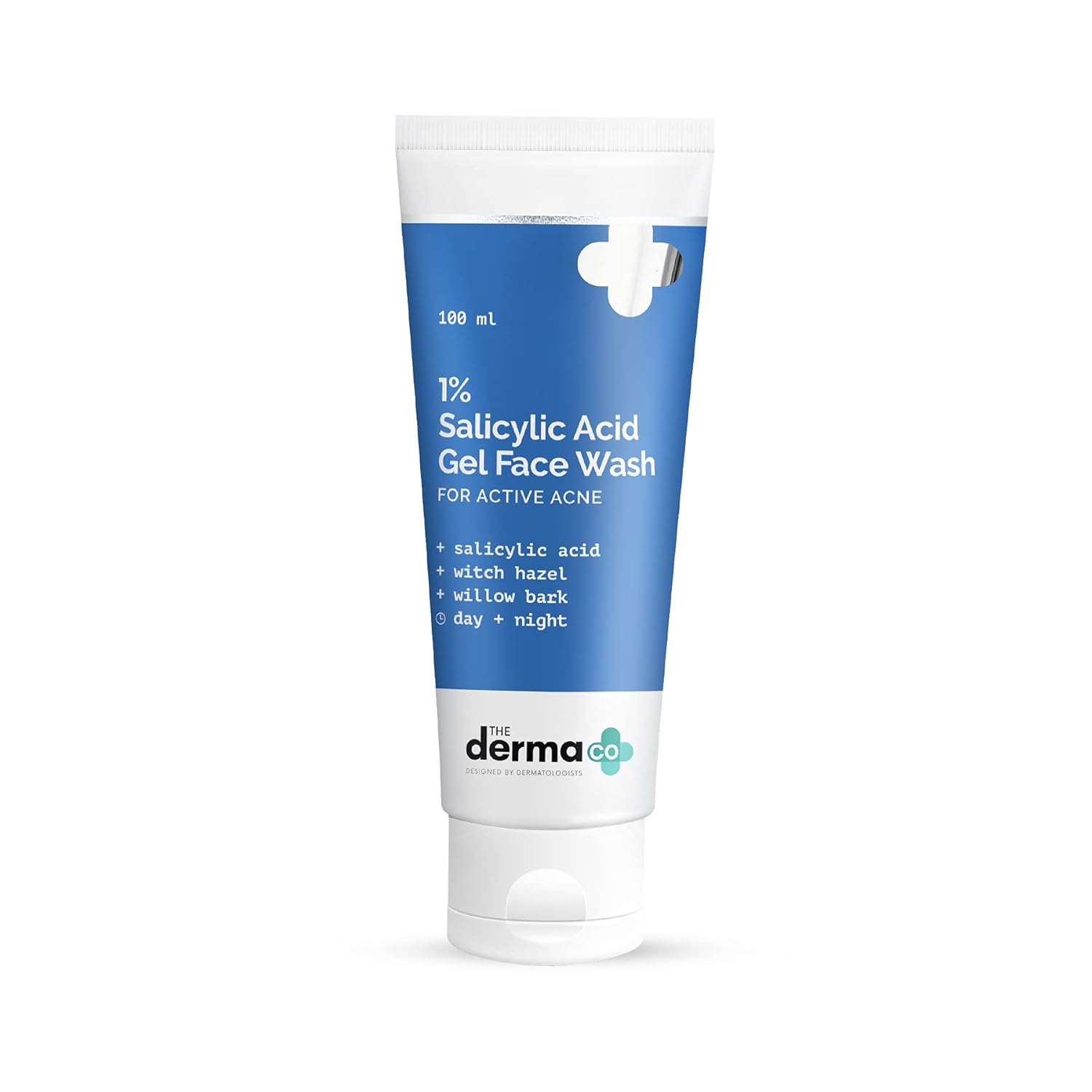 The Derma Co 1% Salicylic Acid Gel Face Wash 100ml – Oil Control & Active Acne Care Cleanser