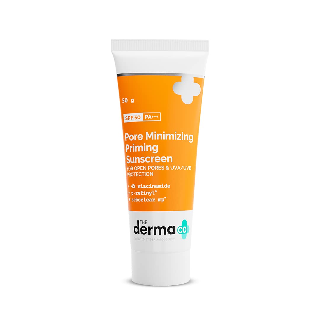 The Derma Co Pore Minimizing Priming Sunscreen SPF-50, 50g