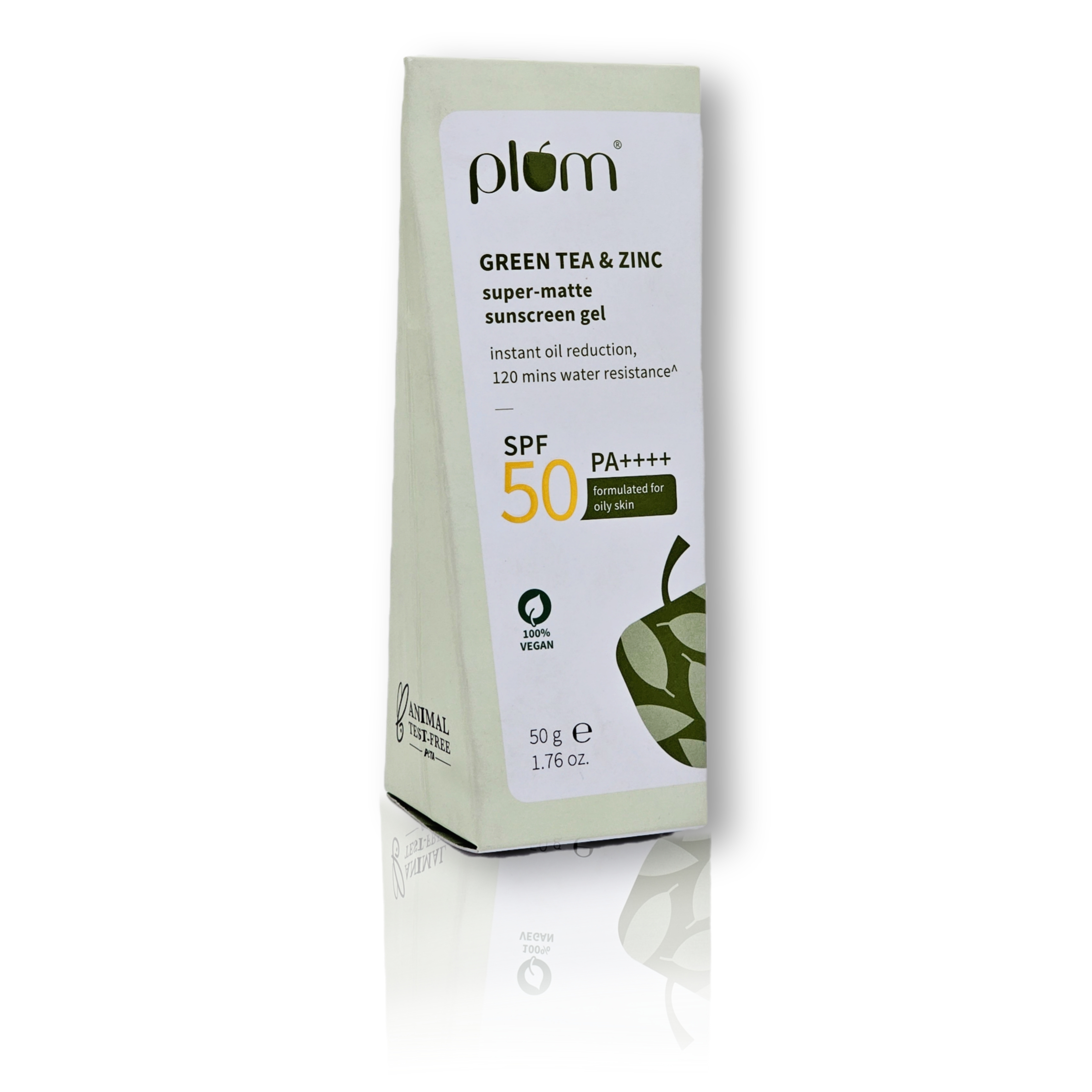 Plum Green Tea & Zinc Super-Matte Sunscreen Gel SPF 50 PA++++ - 50gm
